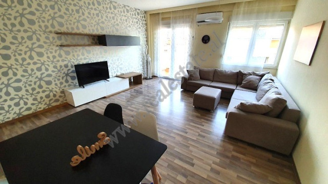 Two bedroom apartment for rent in Shyqyri Berxolli Street, in the Myslym Shyri area in Tirana.&nbsp;